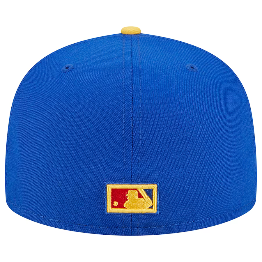 New Era Los Angeles Angels Blue/Yellow Empire 2023 59FIFTY Fitted Hat