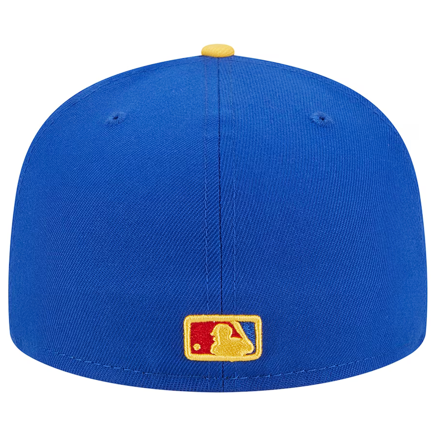 New Era Texas Rangers Blue/Yellow Empire 2023 59FIFTY Fitted Hat