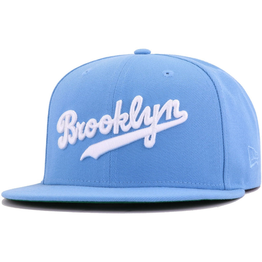 New Era Brooklyn Dodgers Sky Blue/Green UV 59FIFTY Fitted Hat