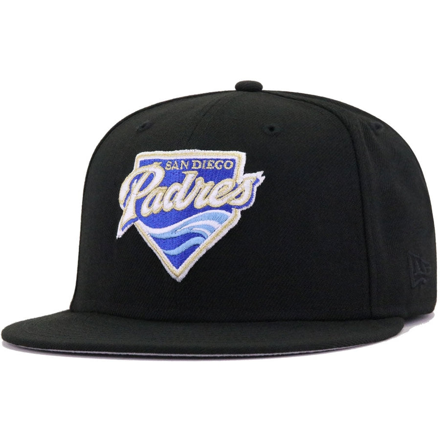 New Era San Diego Padres Black 2004 Logo 59FIFTY Fitted Hat