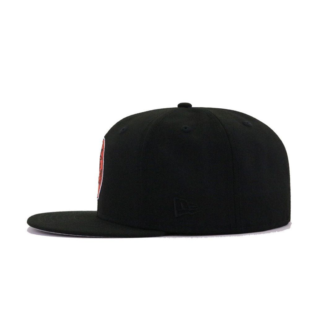 New Era Tri City Atoms Black 59FIFTY Fitted Hat