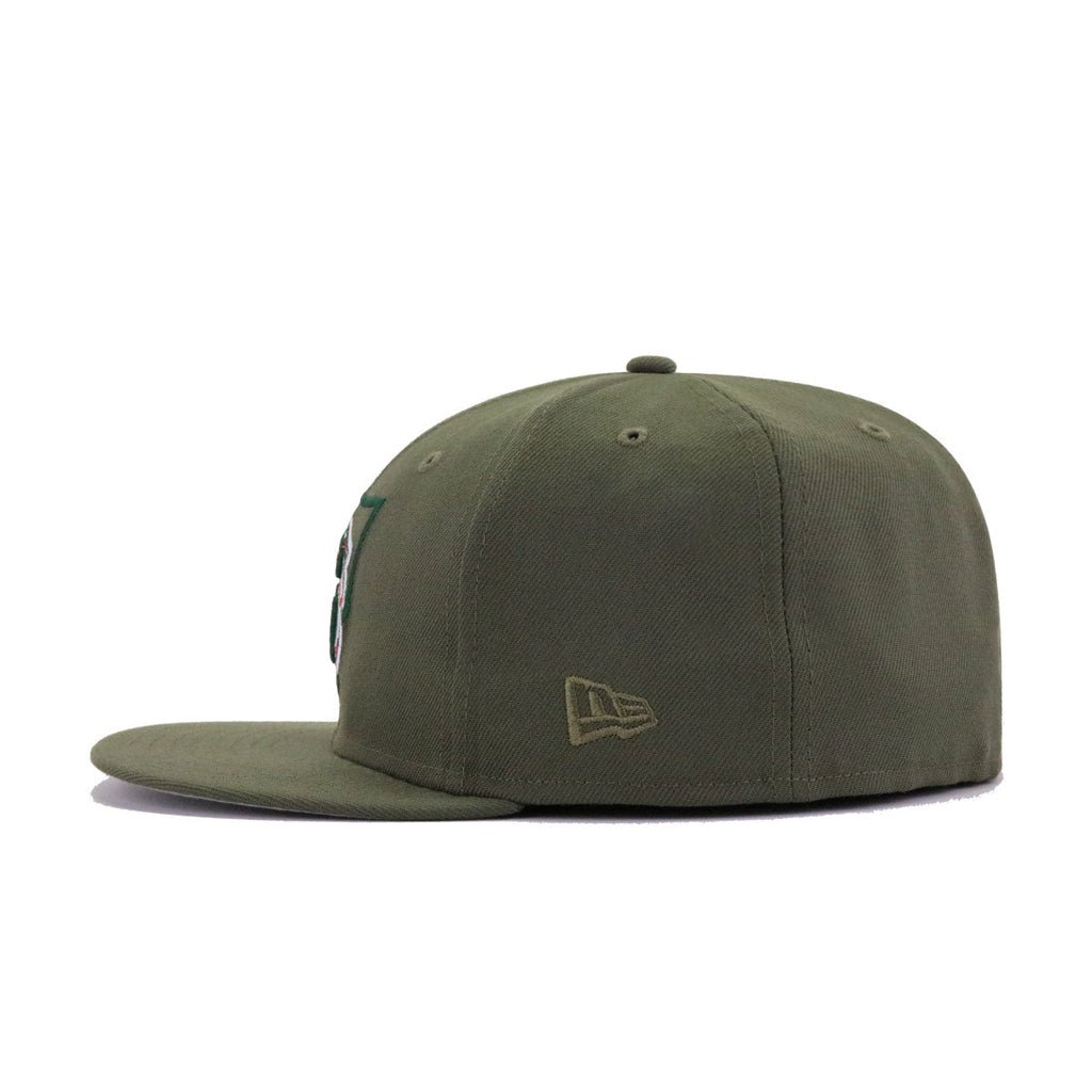 New Era Cleveland Guardians Olive 59FIFTY Fitted Hat