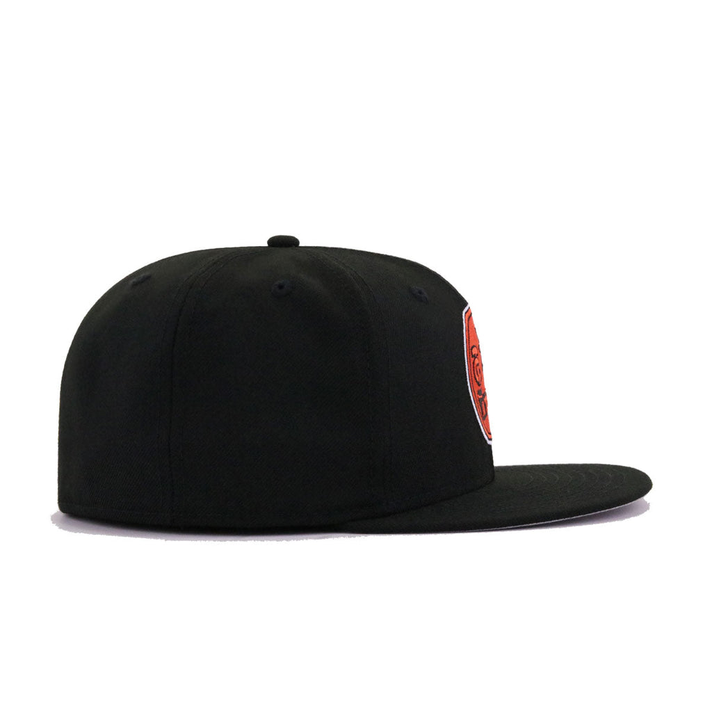 New Era Tri City Atoms Black 59FIFTY Fitted Hat