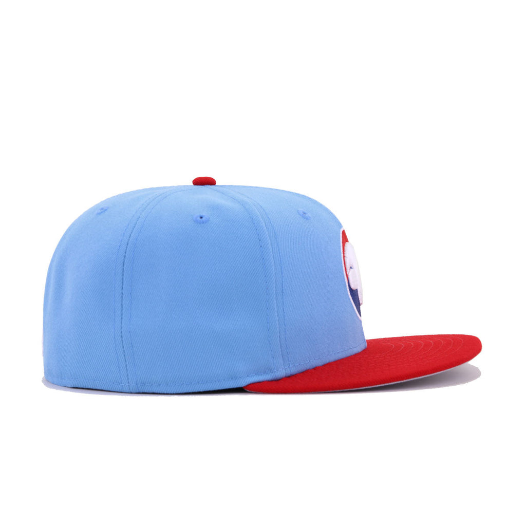 New Era Winnipeg Whips Sky Blue Scarlet 59FIFTY Fitted Hat