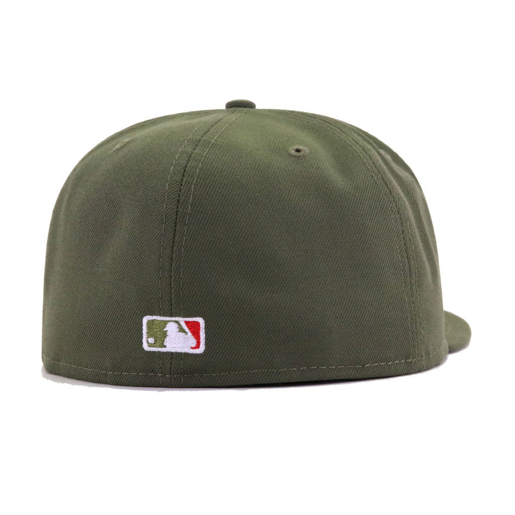 New Era Cleveland Guardians Olive 59FIFTY Fitted Hat