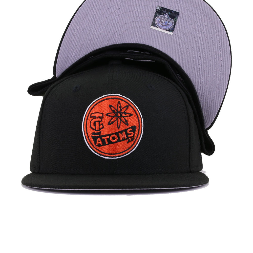 New Era Tri City Atoms Black 59FIFTY Fitted Hat