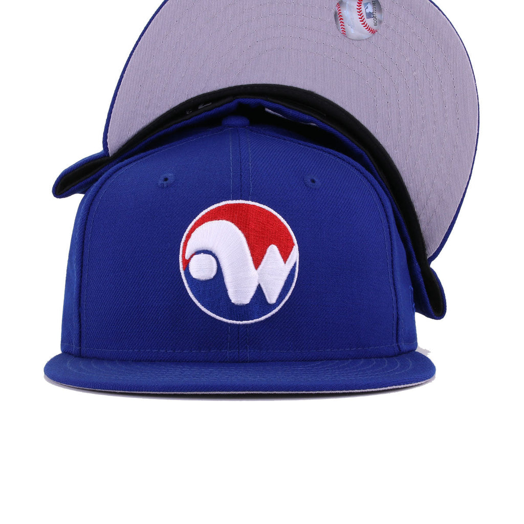 New Era Winnipeg Whips Light Royal Blue 59FIFTY Fitted Hat