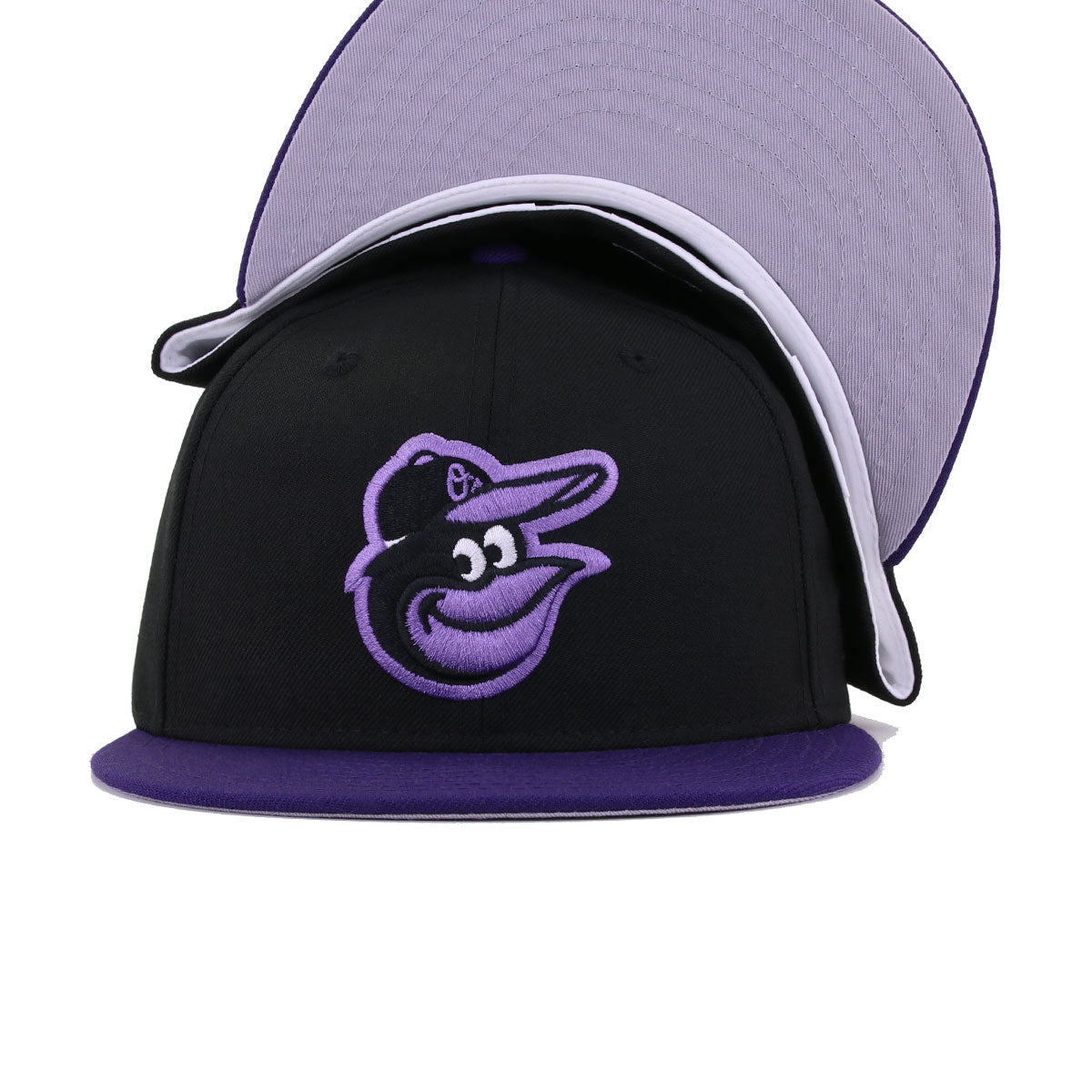 Baltimore Baseball Hat Purple Black Bmore 2.0 New Era 59FIFTY Fitted Purple | Black / Real Black / 7 1/8