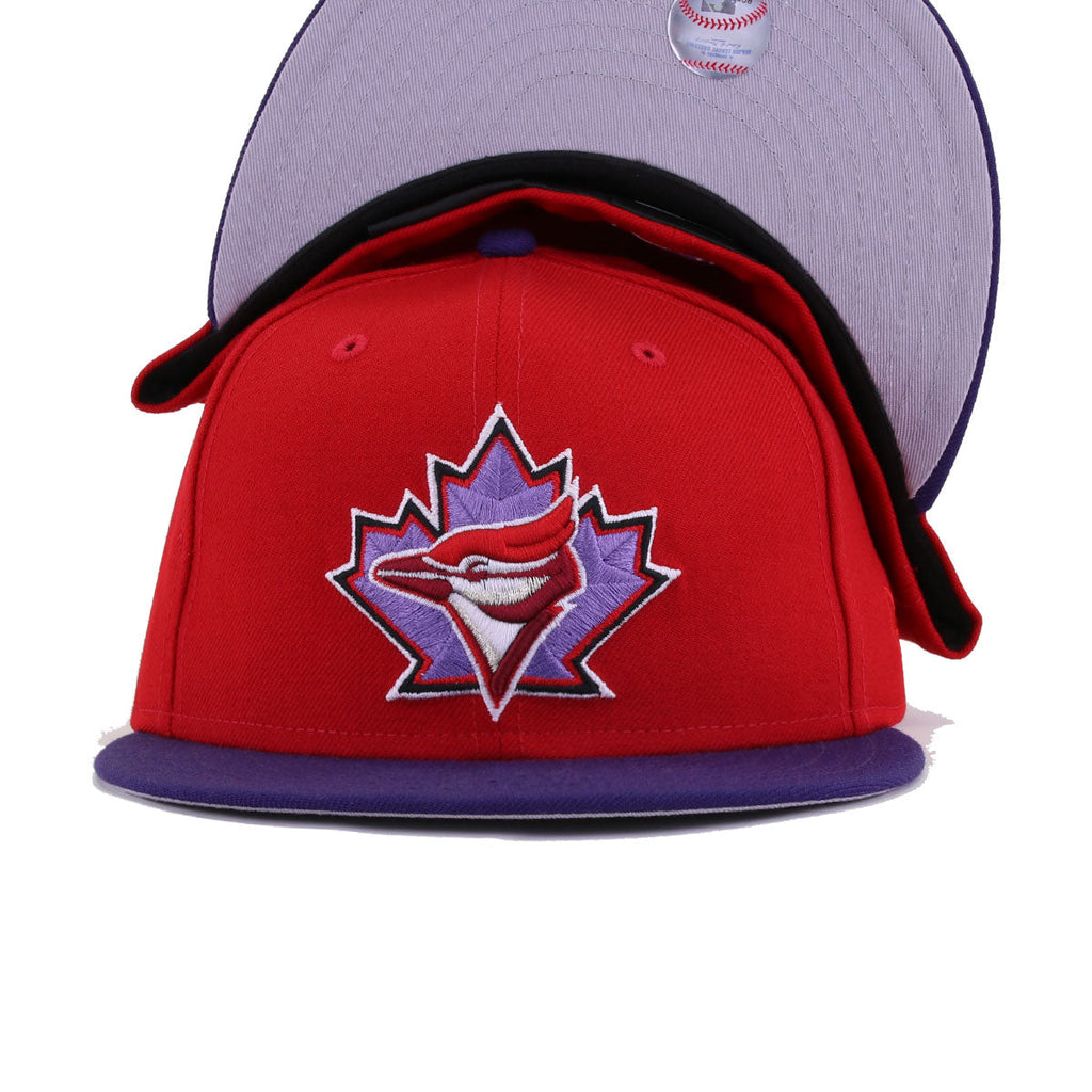 New Era Toronto Blue Jays Scarlet Red/ Purple 1997 59FIFTY Fitted Hat