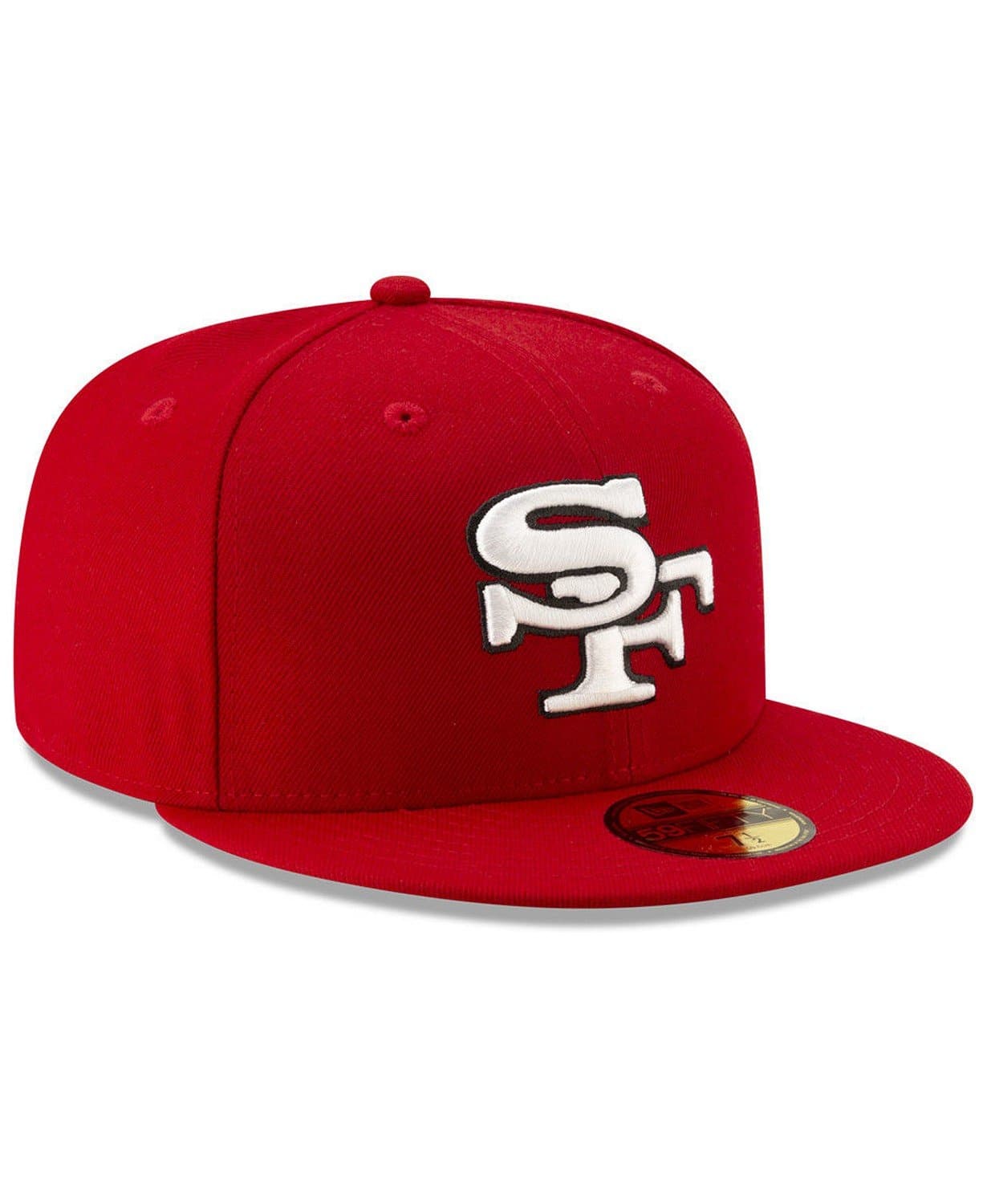 New Era San Francisco 49ers Logo Elements Collection 59FIFTY Fitted Cap - Red