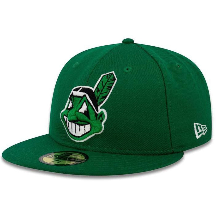 New Era Cleveland Indians Green Chief Wahoo 59FIFTY Fitted Hat