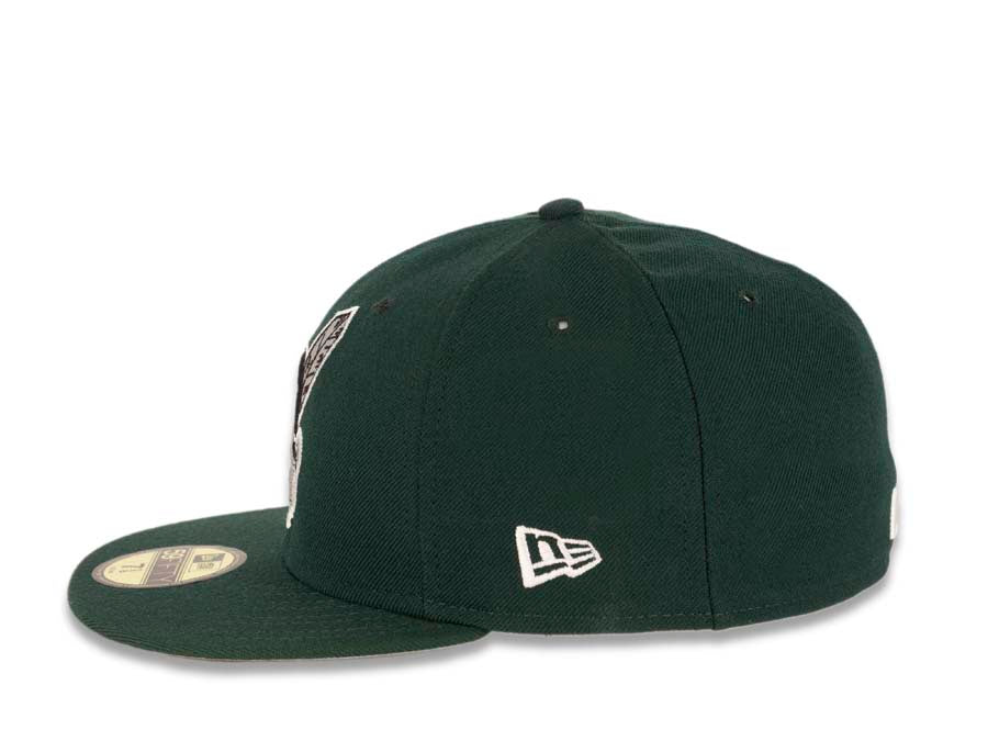 New Era Cleveland Indians Dark Green Chief Wahoo 59FIFTY Fitted Hat