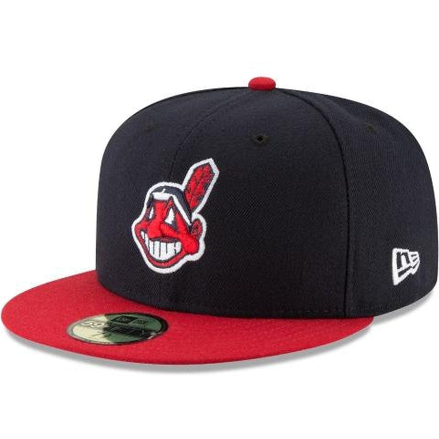 New Era Cleveland Indians Navy/Red Chief Wahoo 59FIFTY Fitted Hat