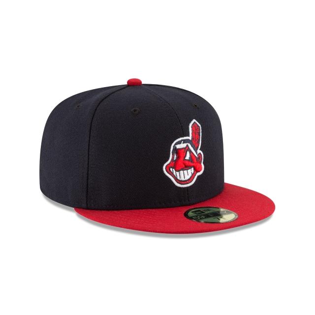 New Era Cleveland Indians Navy/Red Chief Wahoo 59FIFTY Fitted Hat