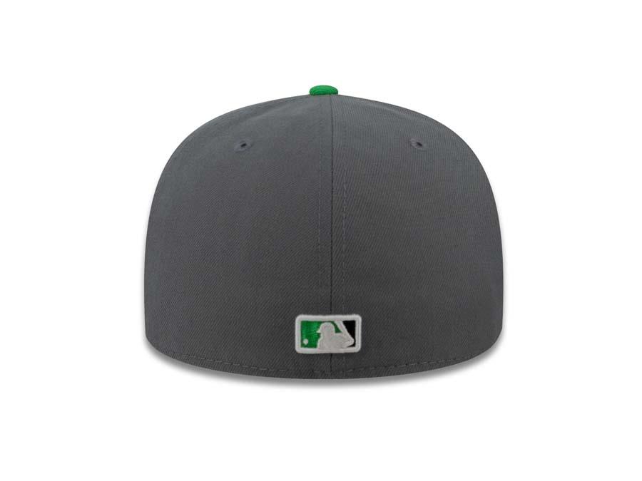 New Era Cleveland Indians Dark Gray/Green Chief Wahoo 59FIFTY Fitted Hat