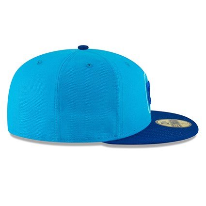 New Era Chicago Cubs Neon Light Blue On Field Players Weekend 59FIFTY Fitted Hat