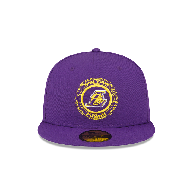 New Era LA Lakers Basic Purple & Gold 2 Tone 59FIFTY Fitted Hat