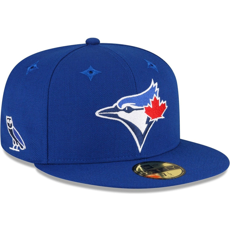 Toronto Blue Jays New Era 30th Anniversary Hunter Flame Undervisor 59FIFTY  Fitted Hat - Olive