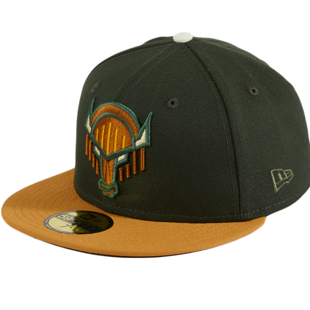 New Era Thrill SF Park Bisons Moss Green / Tan 59FIFTY Fitted Hat