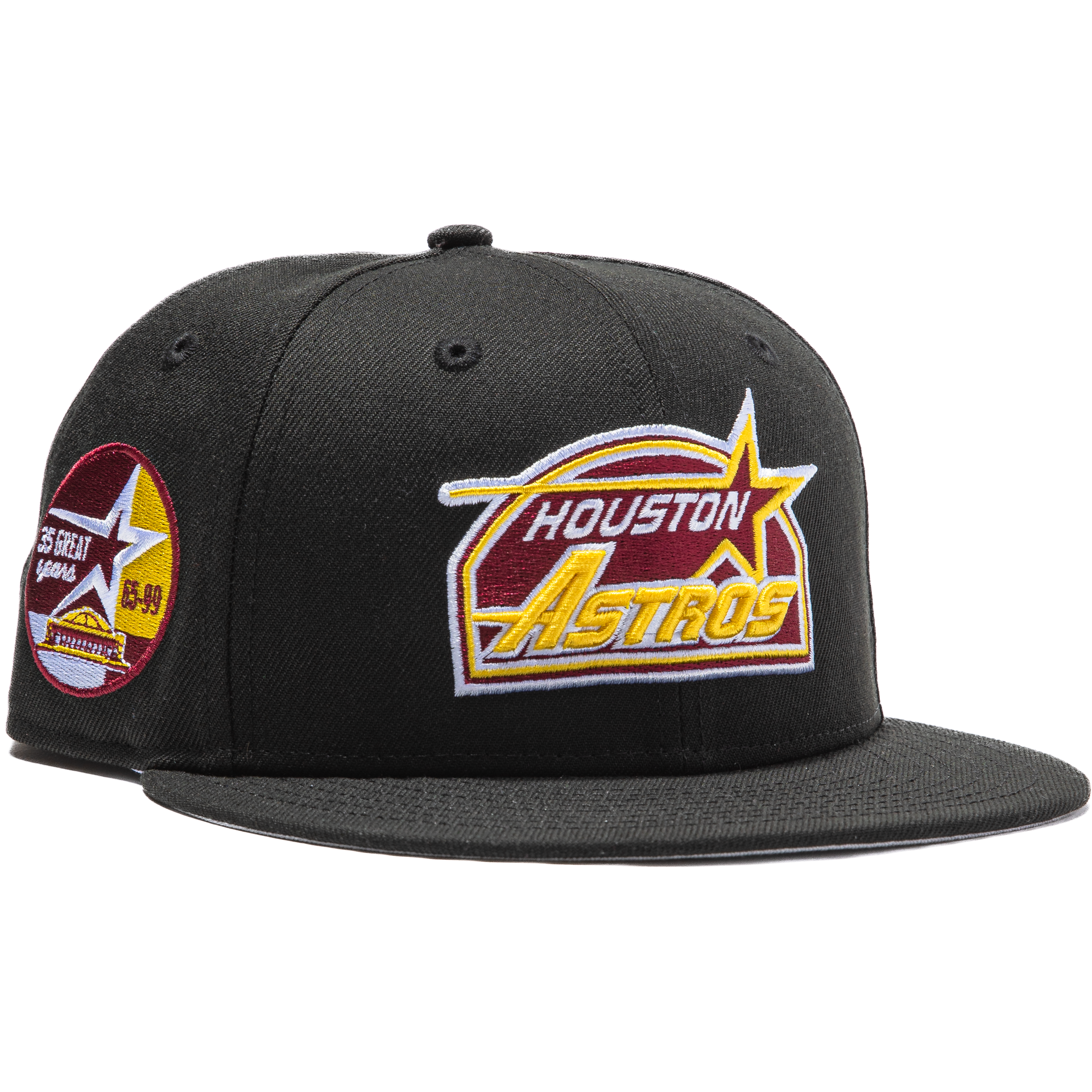 59FIFTY Houston Astros Brown/Black/Gray 35th Anniversary Patch