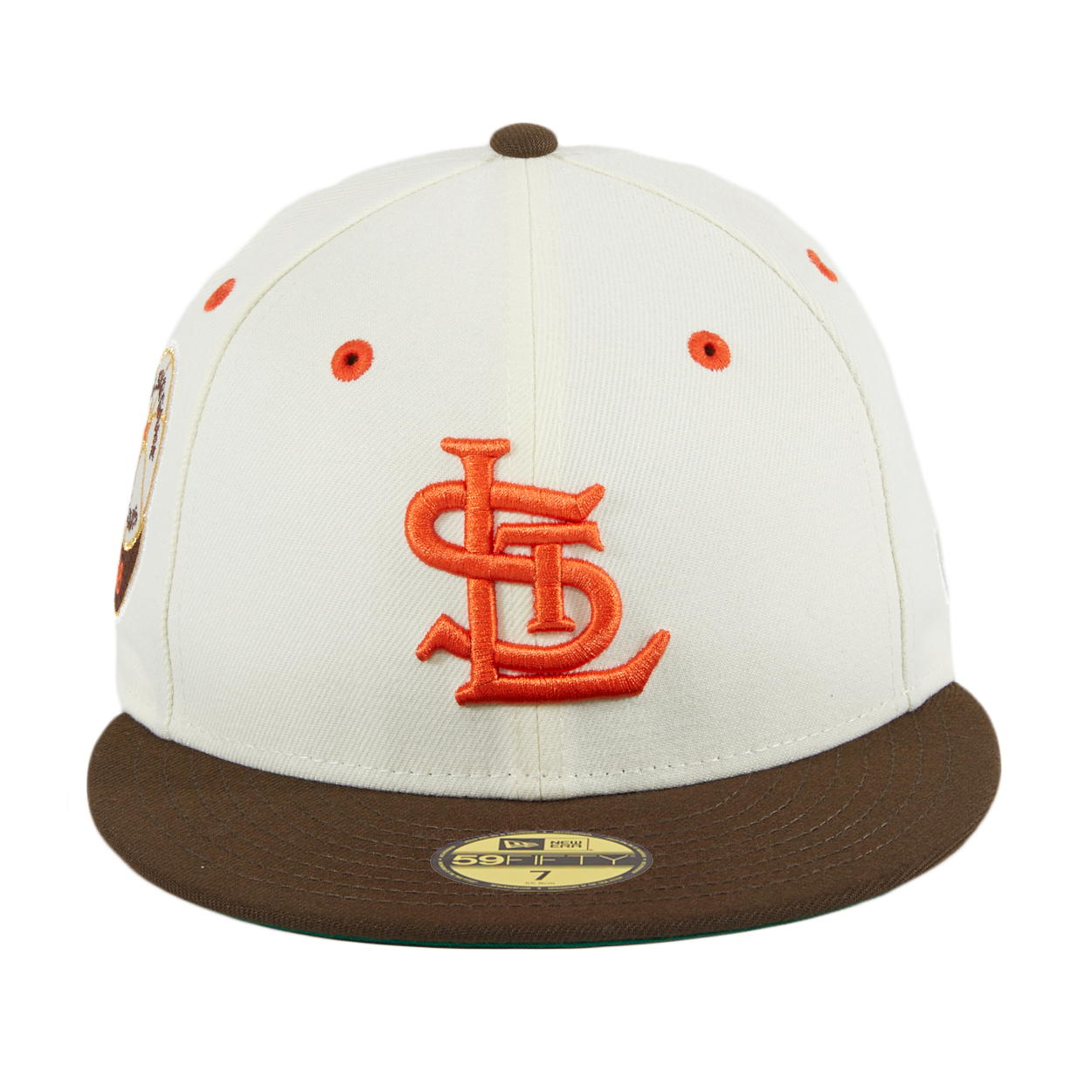 St. Louis Cardinals Vintage Gold Low Profile 59FIFTY Fitted Hat, Brown - Size: 7 1/2, MLB by New Era