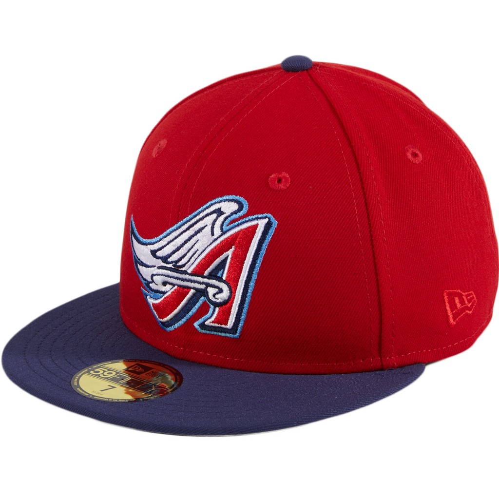 New Era Los Angeles Angels Red 40th Anniversary Patch 59FIFTY Fitted Hat