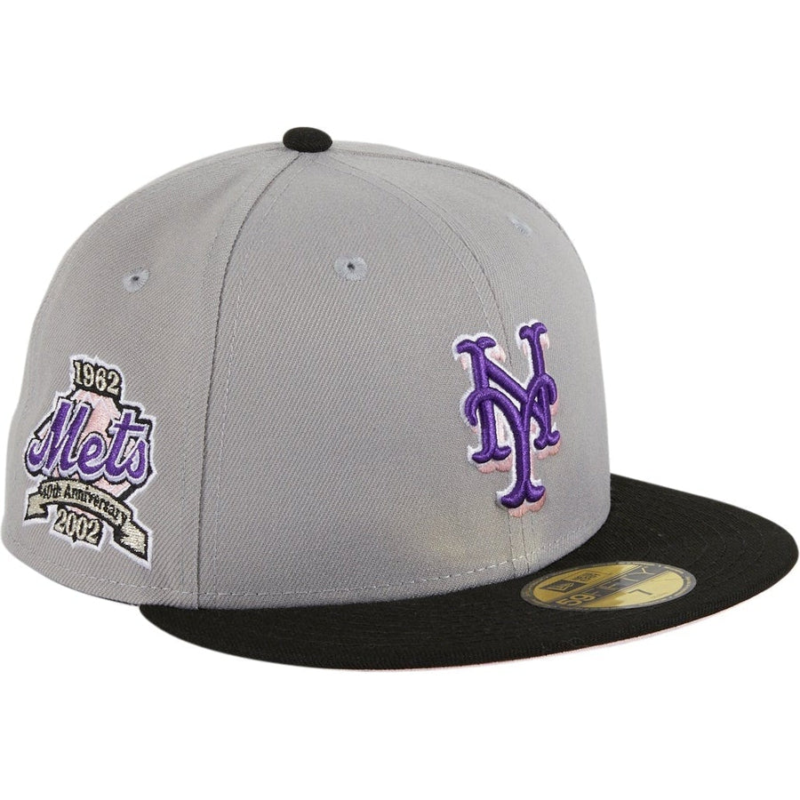 Purple Atlanta Braves 40th Anniversary Custom New Era Fitted Hat