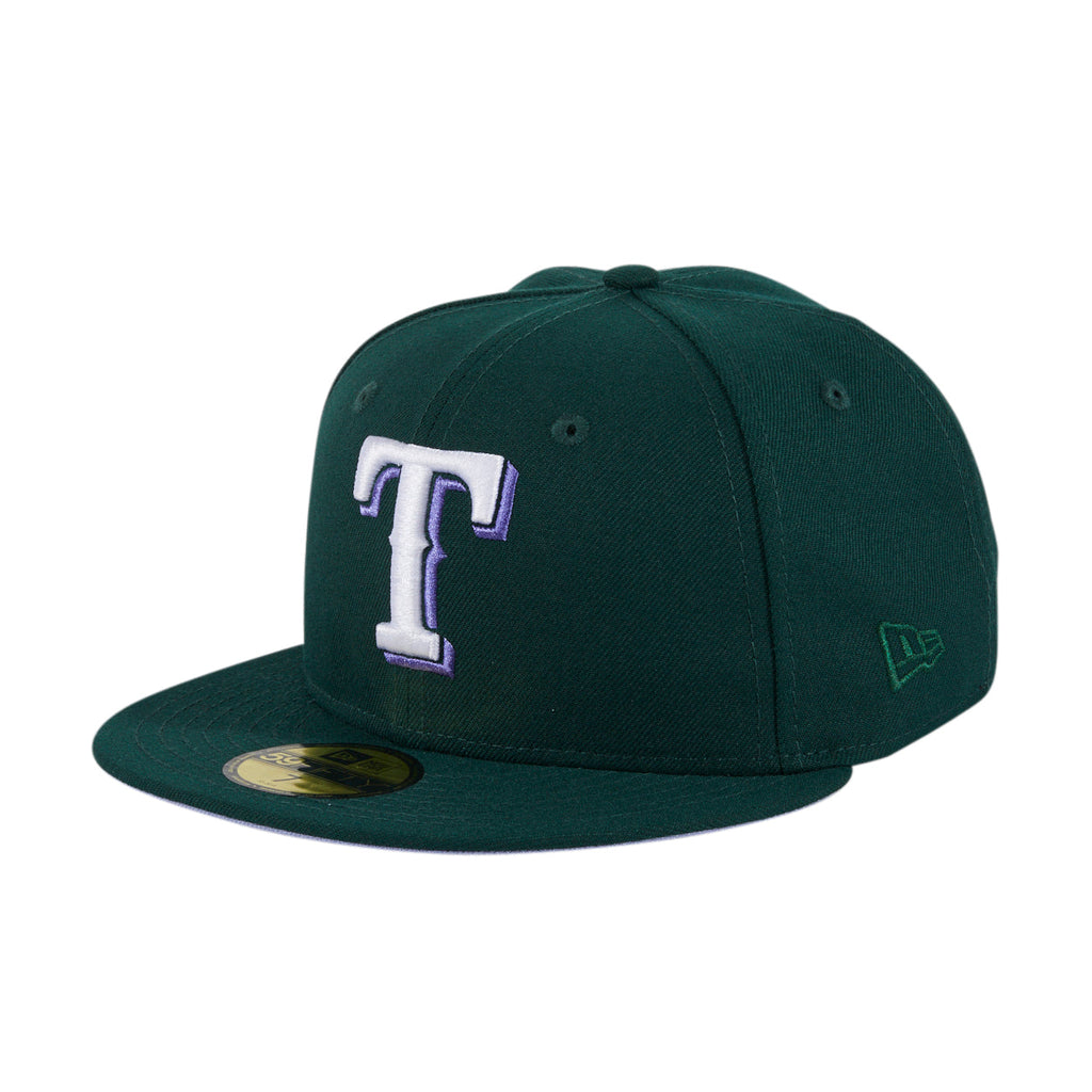 New Era Texas Rangers 40th Anniversary Lavender Fields 59FIFTY Fitted Hat