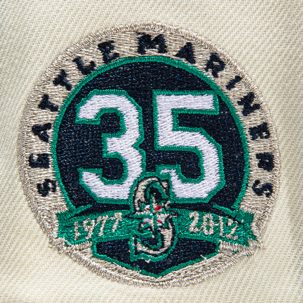 New Era  Seattle Mariners White Dome 35th Anniversary 59FIFTY Fitted Hat