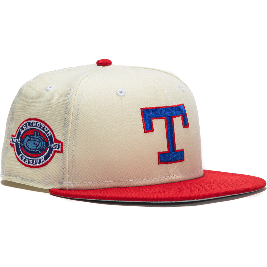 New Era  Texas Rangers White Dome Arlington Stadium 59FIFTY Fitted Hat