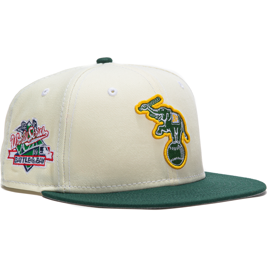 New Era  Oakland Athletics White Dome Battle of the Bay 59FIFTY Fitted Hat