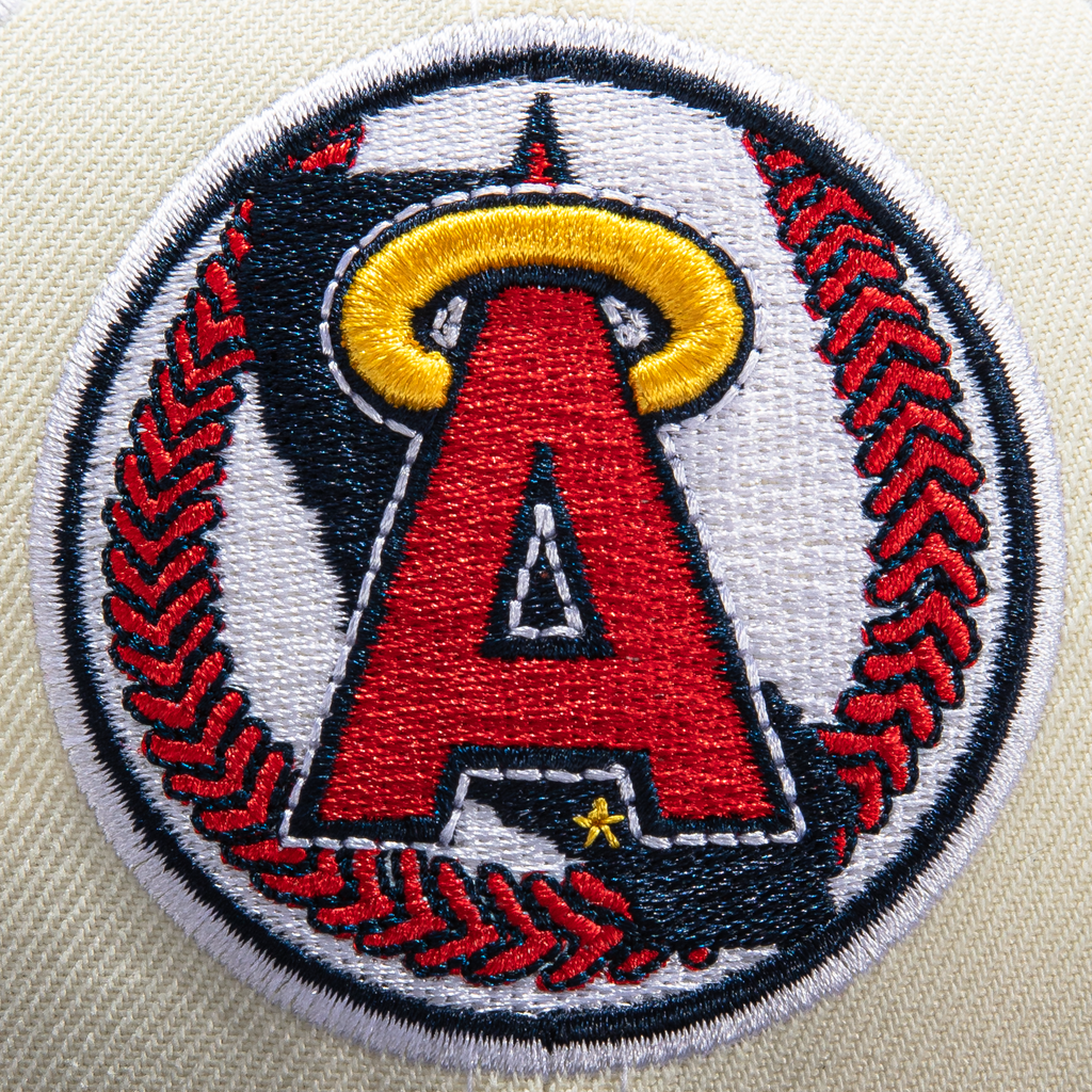 New Era  Los Angeles Angels White Dome 25th Anniversary 59FIFTY Fitted Hat