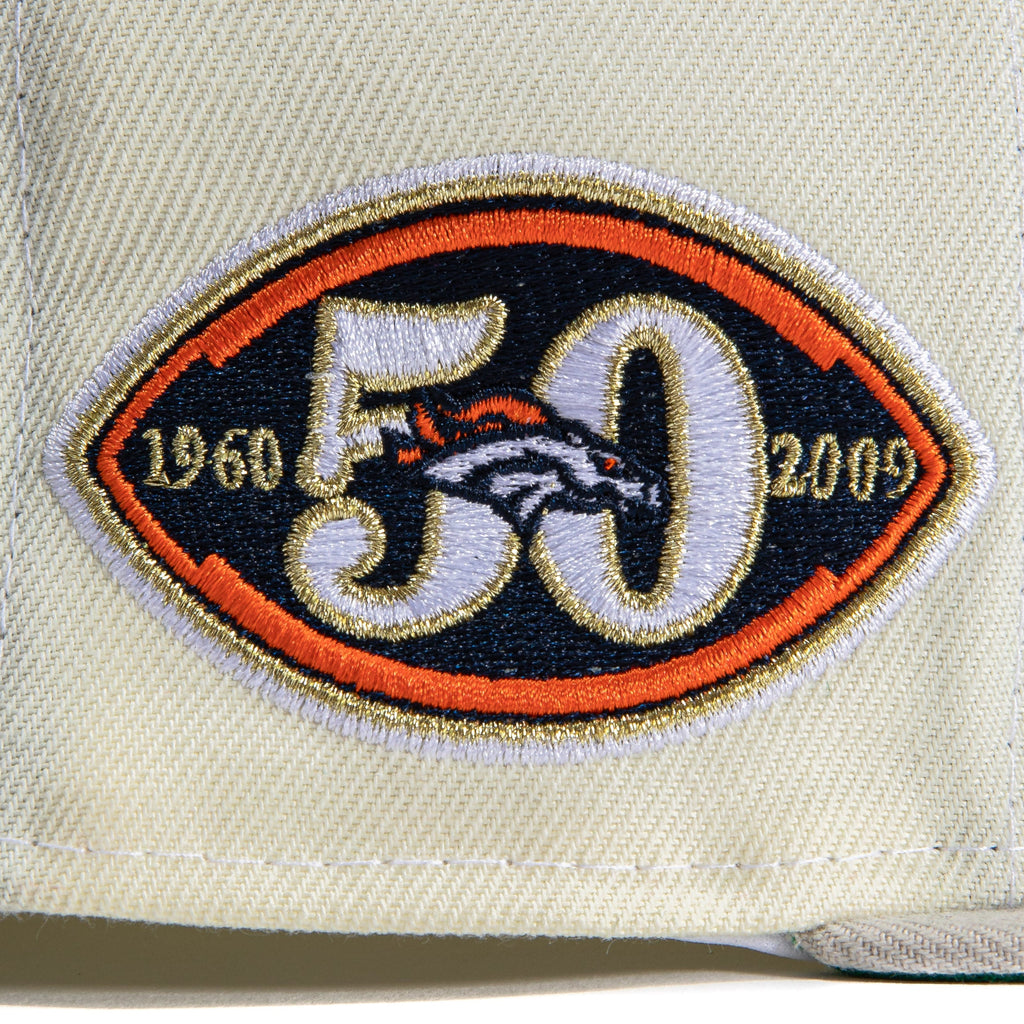 New Era  Chrome Denver Broncos 50th Anniversary 59FIFTY Fitted Hat