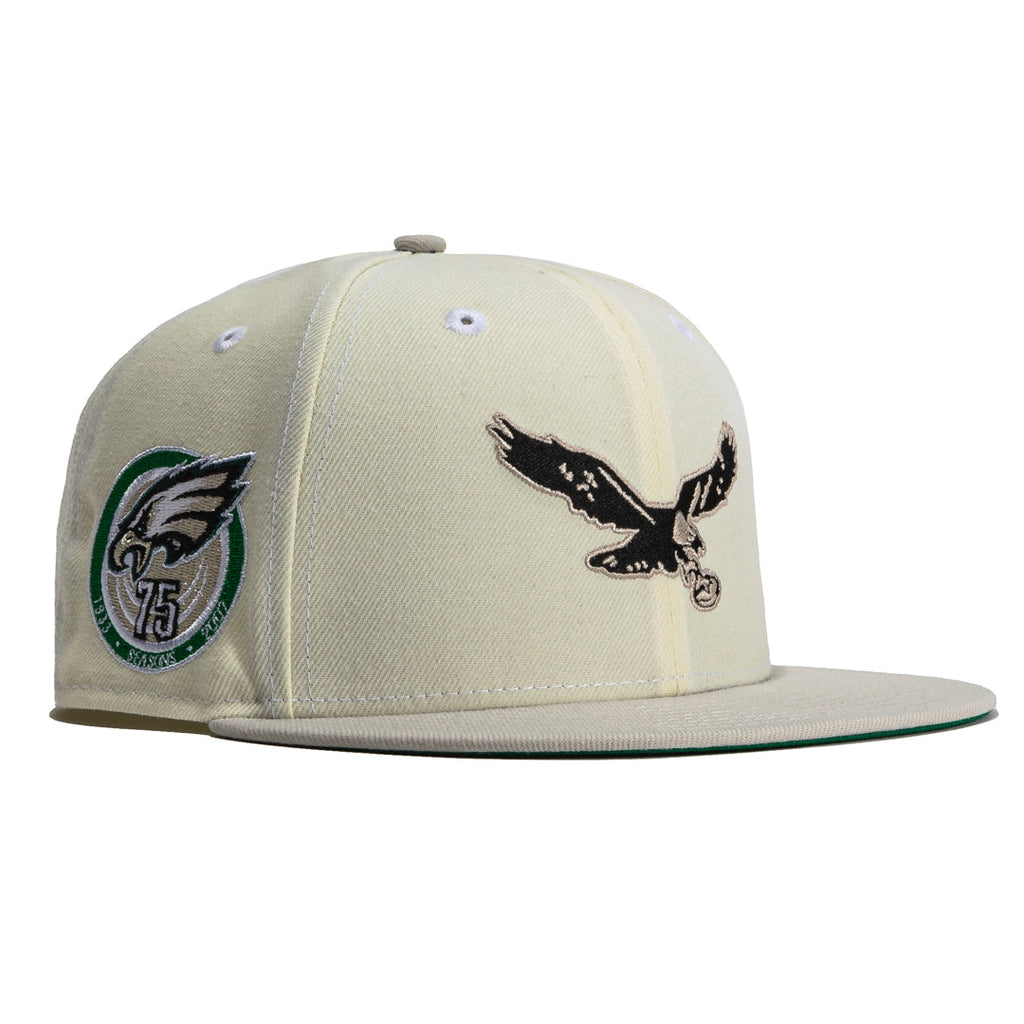 New Era  Chrome Philadelphia Eagles 75th Anniversary 59FIFTY Fitted Hat