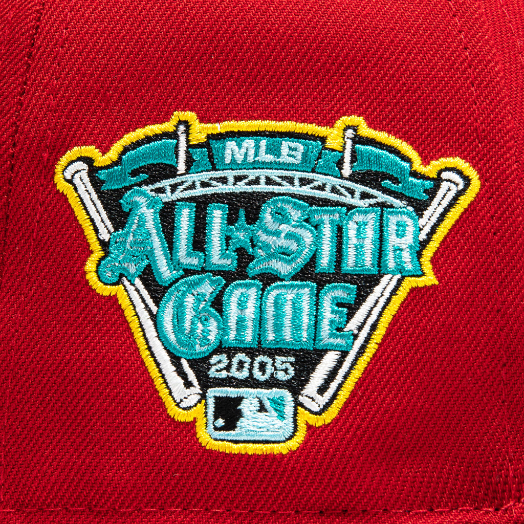 New Era Captain Planet 2.0 Detroit Tigers 2005 All-Star Game Patch Alternate Hat - Red, Teal