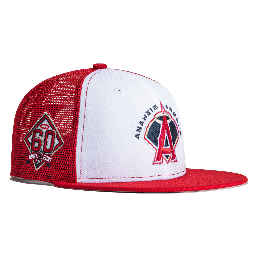 New Era Los Angeles Angels 60th Anniversary Trucker Rail 2022 59FIFTY Fitted Hat