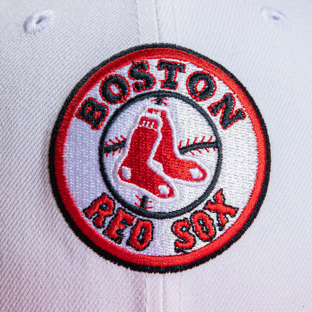 New Era Boston Red Sox Fenway 100 Years Logo Trucker Rail 2022 59FIFTY Fitted Hat