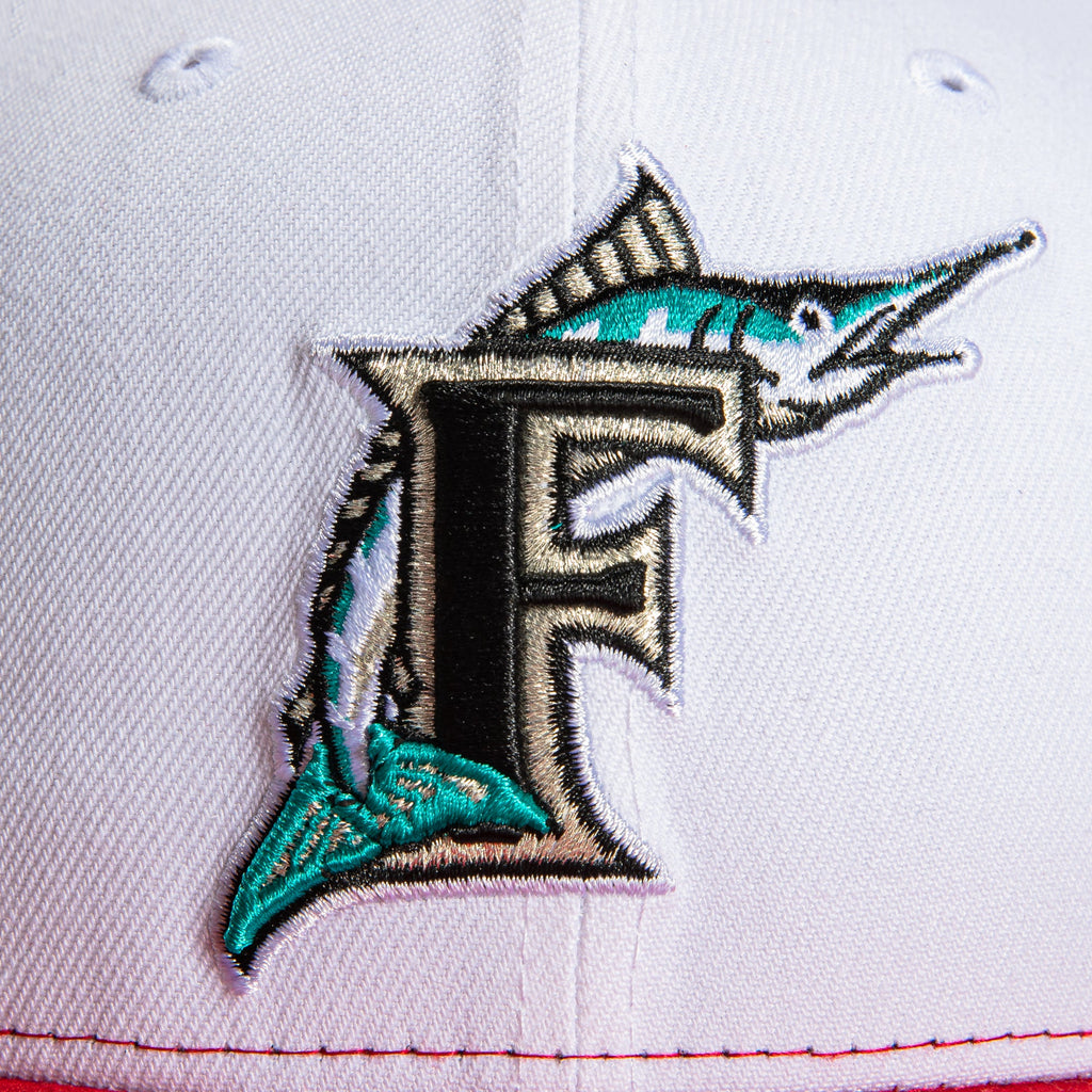 New Era Florida Marlins 25th Anniversary Trucker Rail Hat 2022 59FIFTY Fitted Hat