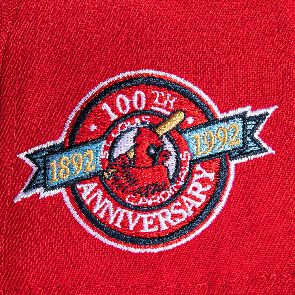 New Era Red Icy St. Louis Cardinals 100th Anniversary 59FIFTY Fitted Hat