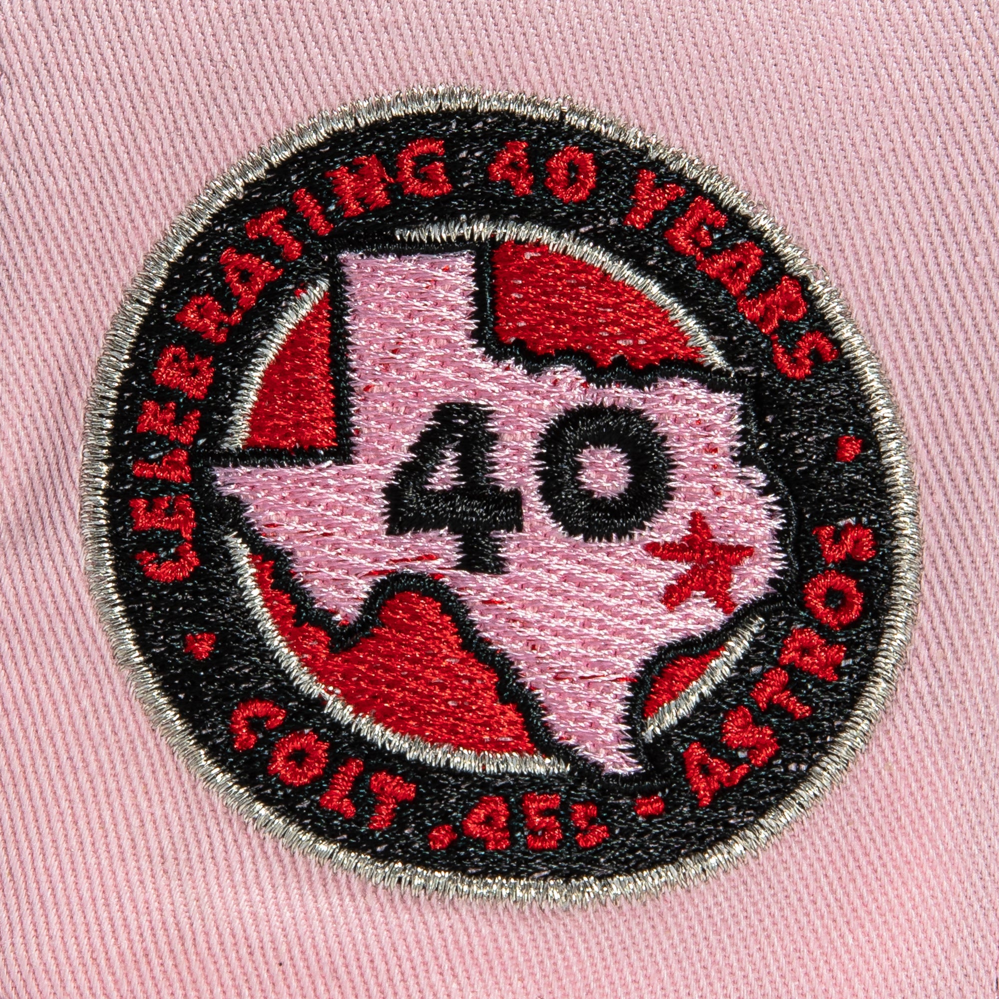 New Era x Hat Club Houston Astros 40 Years Patch Concept Strawberry Jam 59FIFTY Fitted Hat Pink