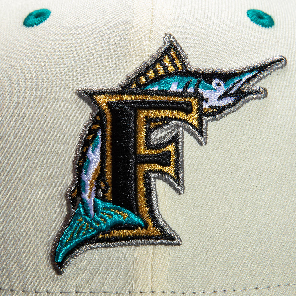 New Era Tropics Florida Marlins 25th Anniversary Patch Hat 59FIFTY Fitted Hat