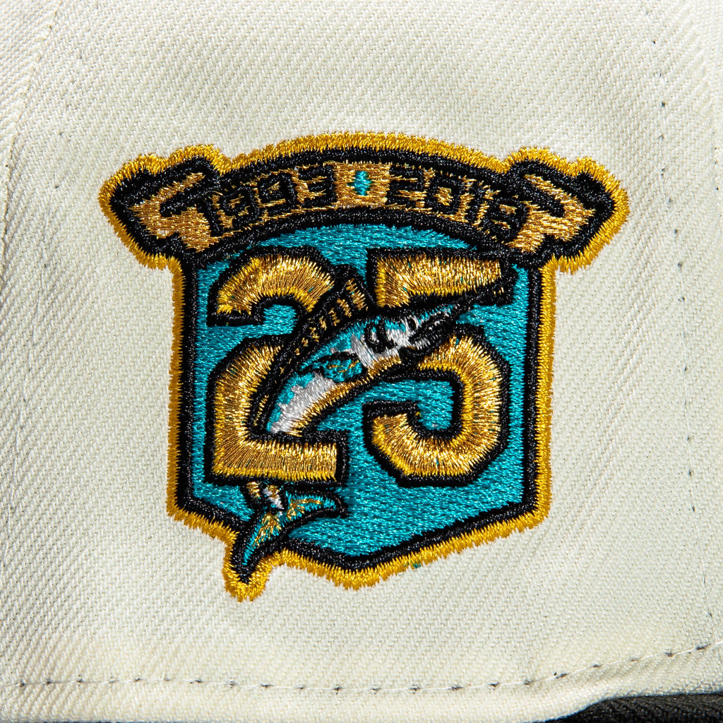 New Era Tropics Florida Marlins 25th Anniversary Patch Hat 59FIFTY Fitted Hat