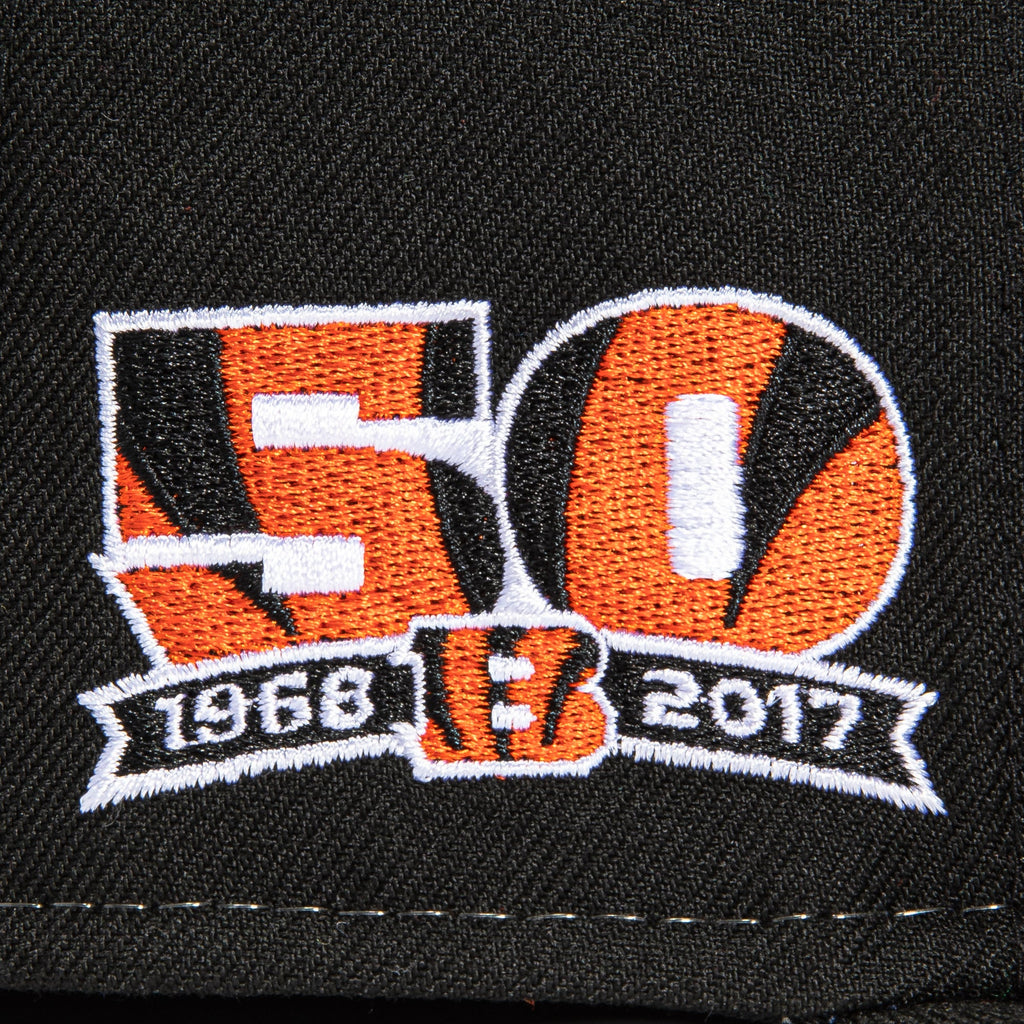 New Era Cincinnati Bengals SharkTooth 50th Anniversary 59FIFTY Fitted Hat