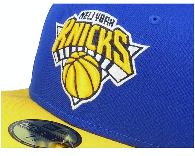 New Era New York Knicks Royal Blue/Yellow Colorpack 59FIFTY Fitted Hat