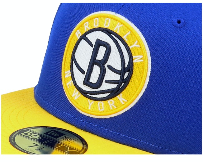 New Era Brooklyn Nets Royal Blue/Yellow Colorpack 59FIFTY Fitted Hat