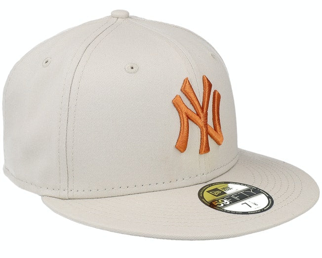 New Era New York Yankees Stone/Orange 59FIFTY Fitted Hat