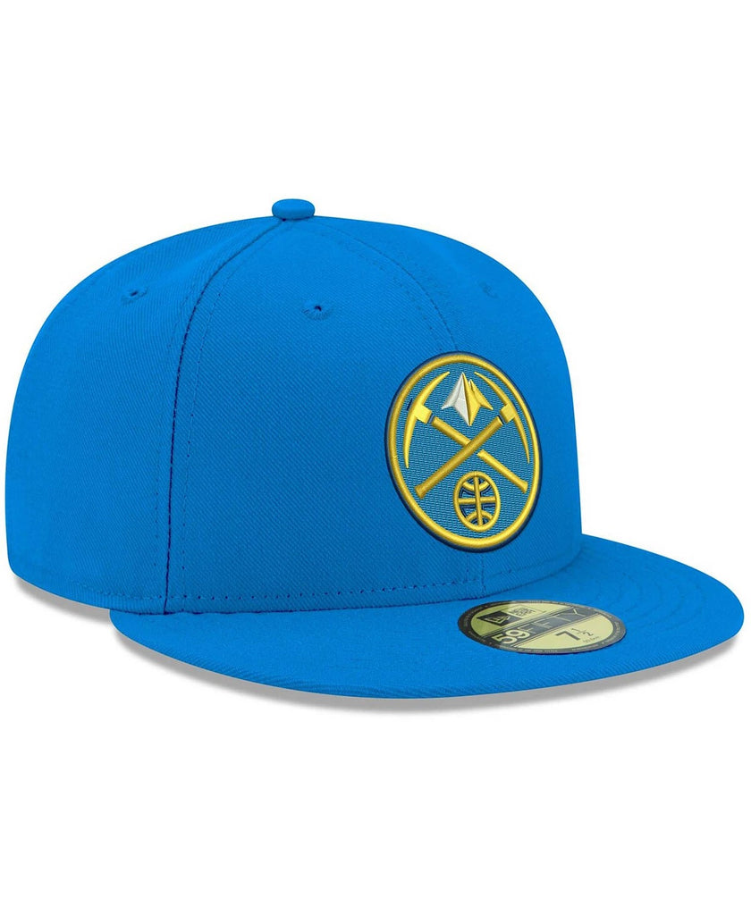 New Era Denver Nuggets Baby Blue Team Color 59FIFTY Fitted Hat