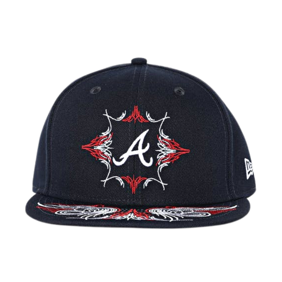 New Era Atlanta Braves 'Flare Designs' 59FIFTY Fitted Hat