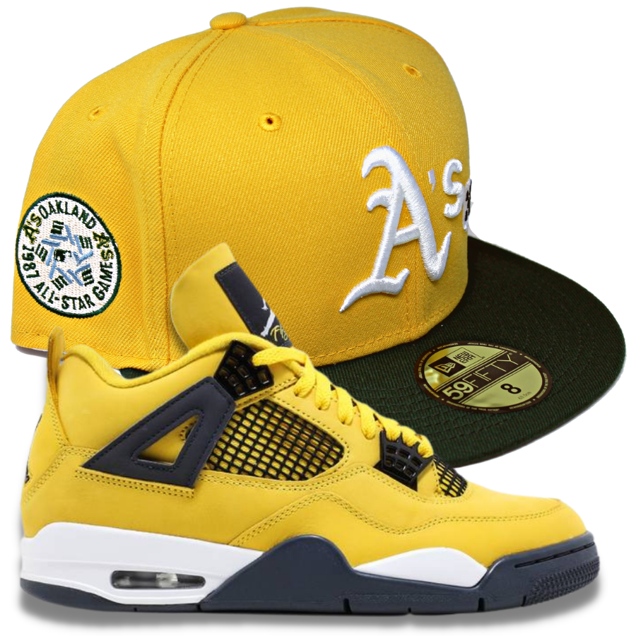 New Era Chicago Bulls Snapback Hat Jordan 4 thunder lightning 1 golden  yellow 5