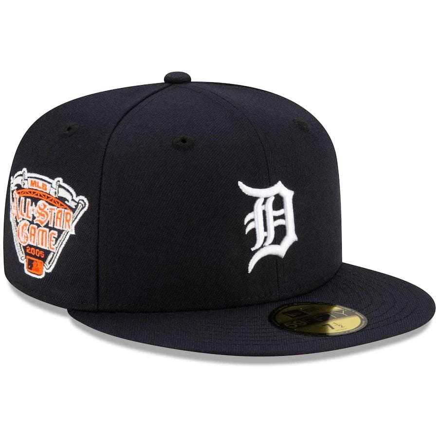 New Era Detroit Tigers 2005 MLB All-Star Game Floral Undervisor 59FIFTY Fitted Hat